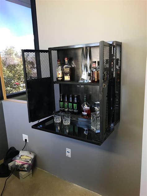 Steel Liquor Cabinet 